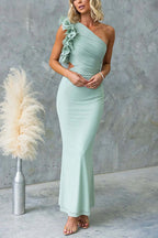 MYKONOS – One Shoulder Maxi Dress – 8984