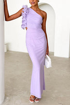 PALMA – One Shoulder Maxi Dress – 9574