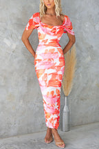 CAPRI – Off Shoulder Maxi Dress – 4162