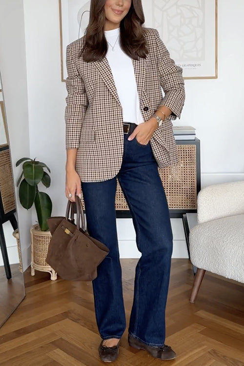 ZURICH – Plaid Blazer – 2769