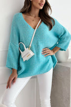 COPENHAGEN – V Neck Pullover Sweater – 6516