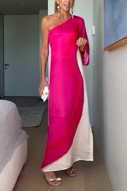 PALMA – One Shoulder Maxi Dress – 4045