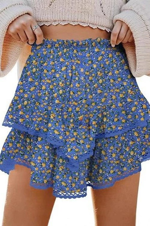 SALERNO – Ruffle Mini Skirt – 6817