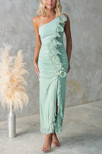 MADRID – One Shoulder Maxi Dress – 5321