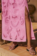 MILAN – Lace Maxi Skirt – 4349