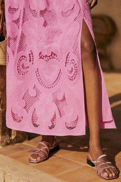 MILAN – Lace Maxi Skirt – 4349