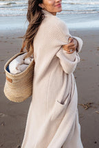 BERN – Ribbed Knit Cardigan – 7837