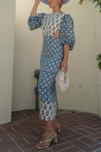 FORMENTERA – Printed Midi Dress – 9948