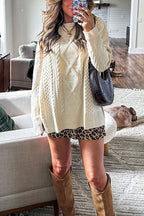 GENEVA – Cable Knit Pullover – 3451