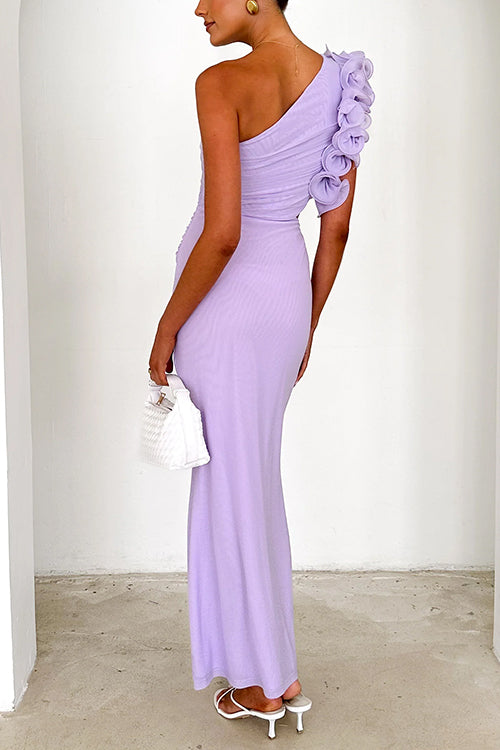 PALMA – One Shoulder Maxi Dress – 9574