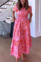 MARSEILLE – V Neck Maxi Dress – 1605