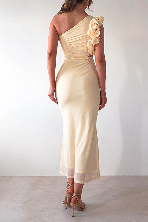 MYKONOS – One Shoulder Maxi Dress – 8984