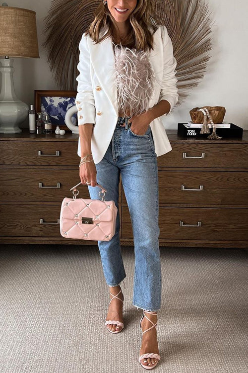 MYKONOS – Feather Crop Top – 3644