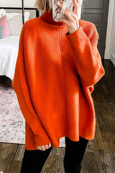 BUDAPEST – Turtleneck Tunic Sweater – 7348