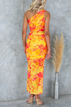 VALENCIA – One Shoulder Maxi Dress – 6957