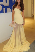 BARCELONA – Strapless Maxi Dress – 6539