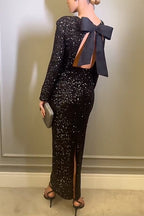 PORTO – Sequin Bodycon Maxi Dress – 5488