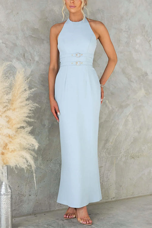 BARCELONA – Halter Maxi Dress – 4227