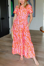 MARSEILLE – V Neck Maxi Dress – 1605