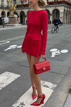 ZURICH – Long Sleeve Mini Dress – 5570