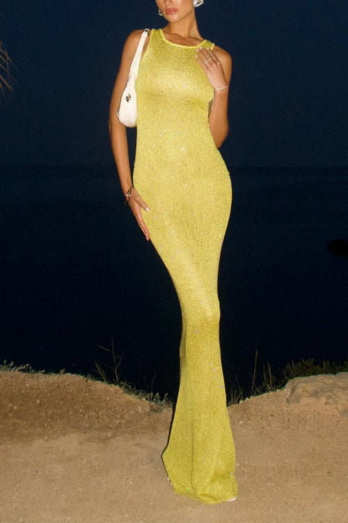 ATHENS – Glitter Maxi Dress – 3843