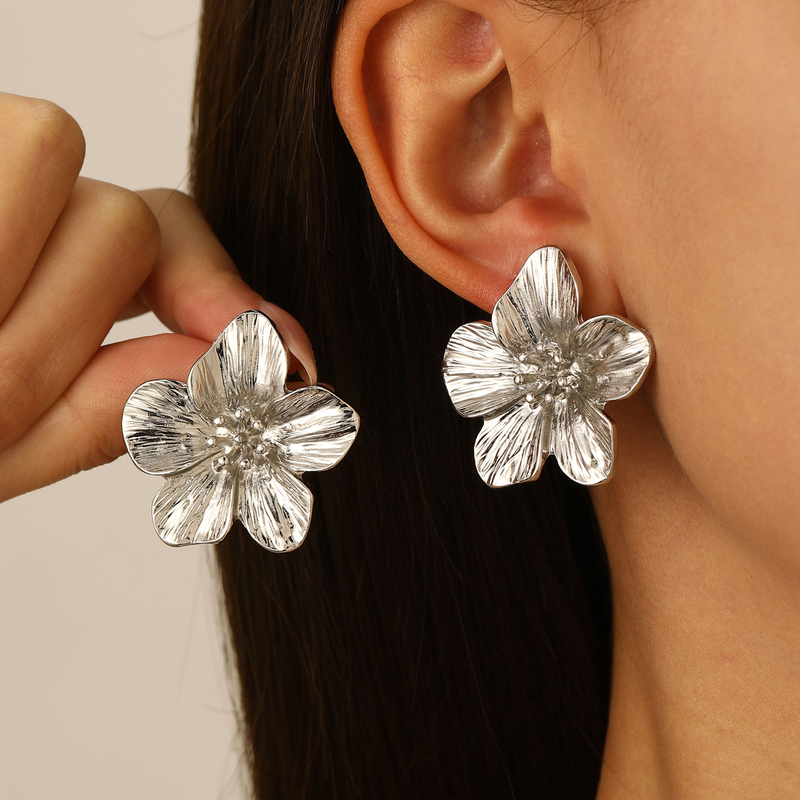 RHODES – Flower Stud Earrings – 6037