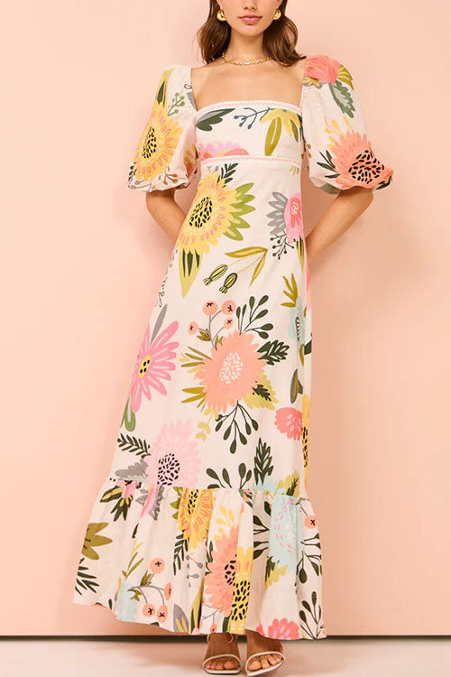 FORMENTERA – Floral Maxi Dress – 1993