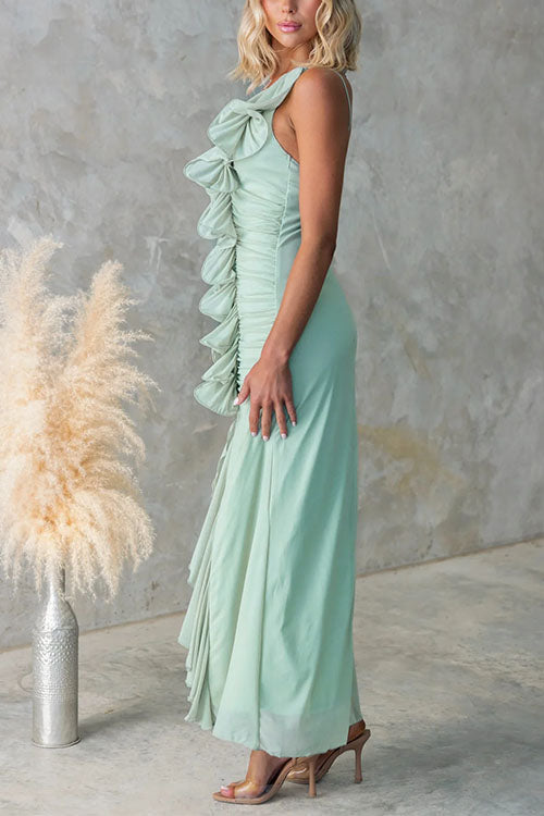 MADRID – One Shoulder Maxi Dress – 5321