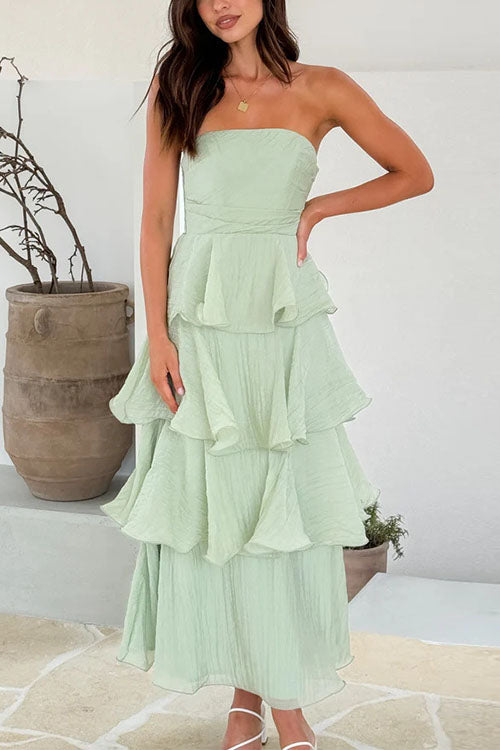 MALAGA – Strapless Maxi Dress – 6408