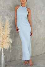 BARCELONA – Halter Maxi Dress – 4227