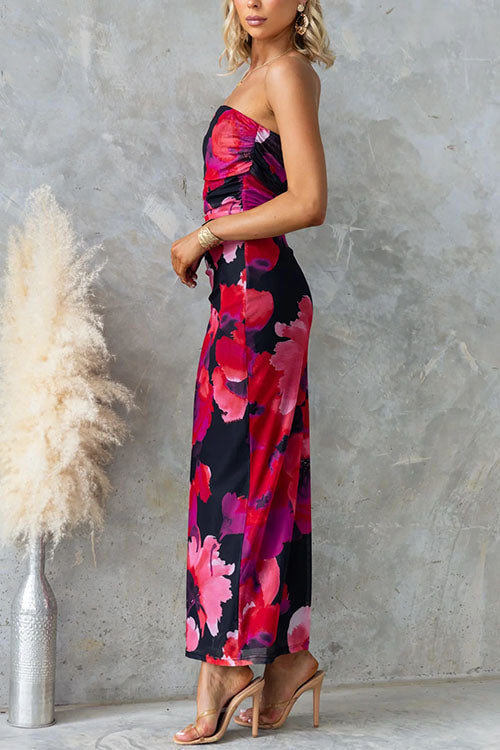 PORTO – Off Shoulder Maxi Dress – 6848