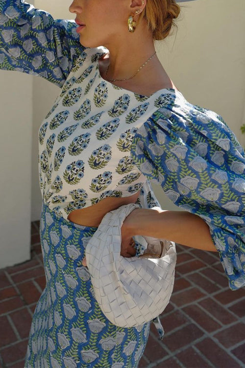 FORMENTERA – Printed Midi Dress – 9948