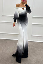 PORTOFINO – Off Shoulder Maxi Dress – 2207