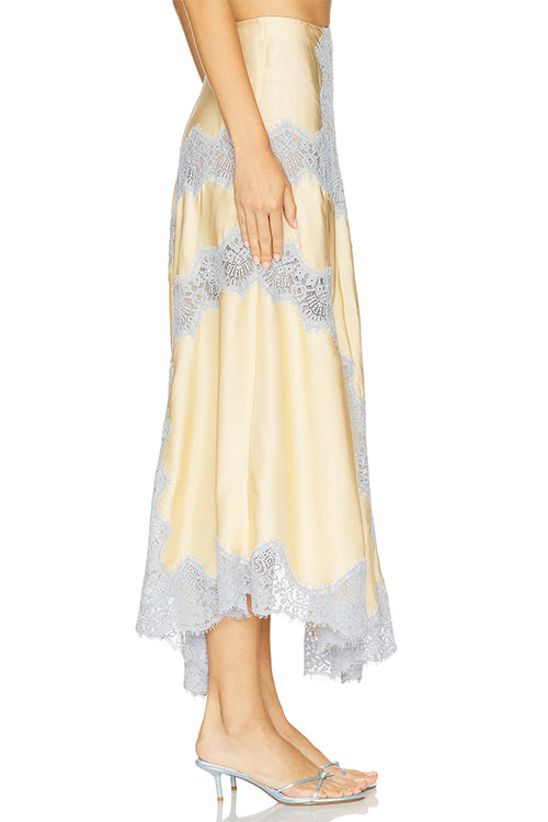 MYKONOS – Satin Maxi Skirt – 1683