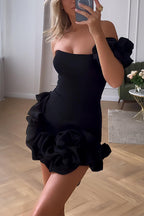 LISBON – One Shoulder Mini Dress – 6132