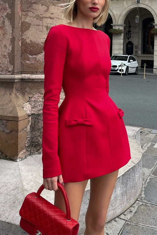 ZURICH – Long Sleeve Mini Dress – 5570