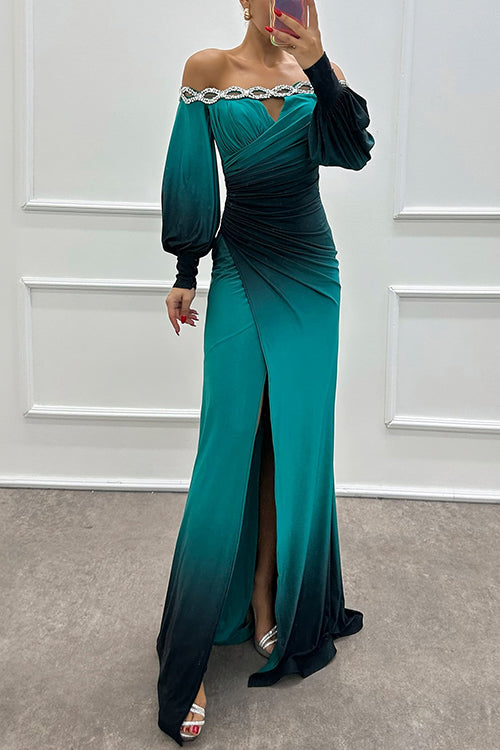 PORTOFINO – Off Shoulder Maxi Dress – 2207