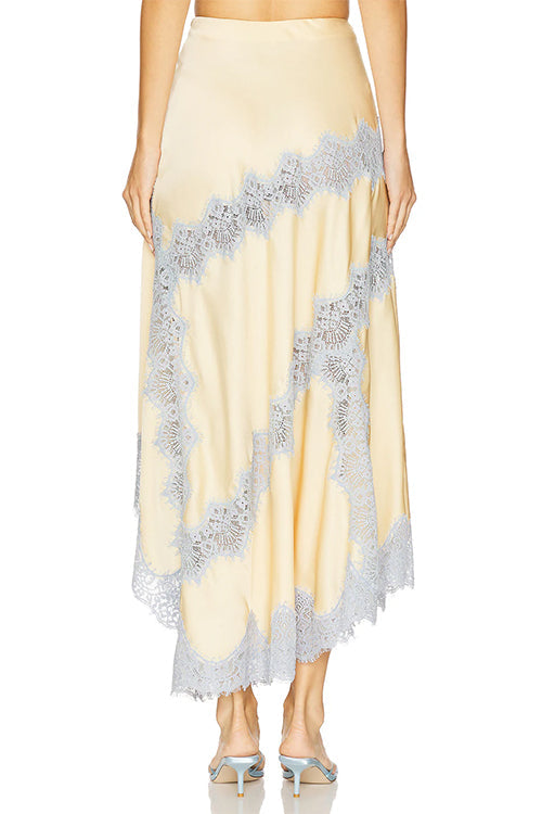 MYKONOS – Satin Maxi Skirt – 1683
