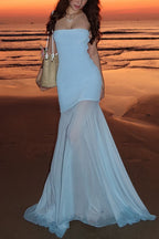 MADRID – Strapless Bodycon Maxi – 6755