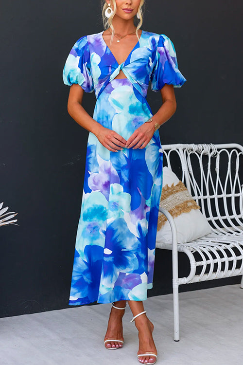 MARBELLA – Floral Midi Dress – 9954