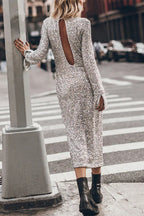 WARSAW – Sequin Midi Dress – 5277