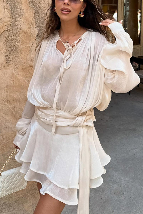 ZURICH – Long Sleeve Mini Dress – 5381