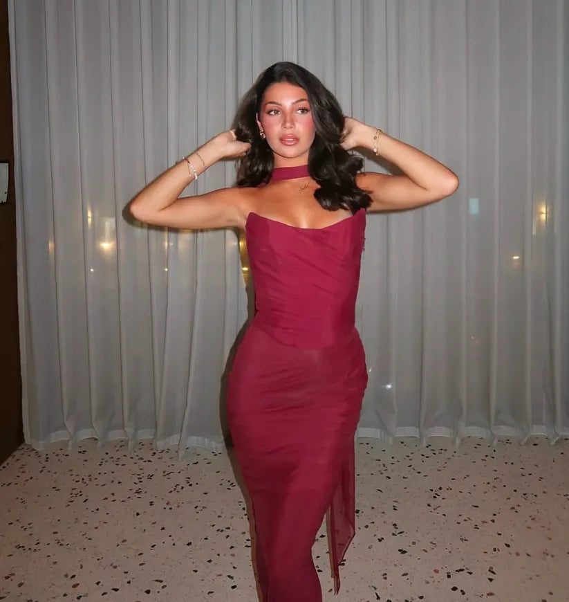 PORTO – Strapless Maxi Dress – 1592