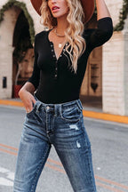 BUDAPEST – Long Sleeve Henley – 9423