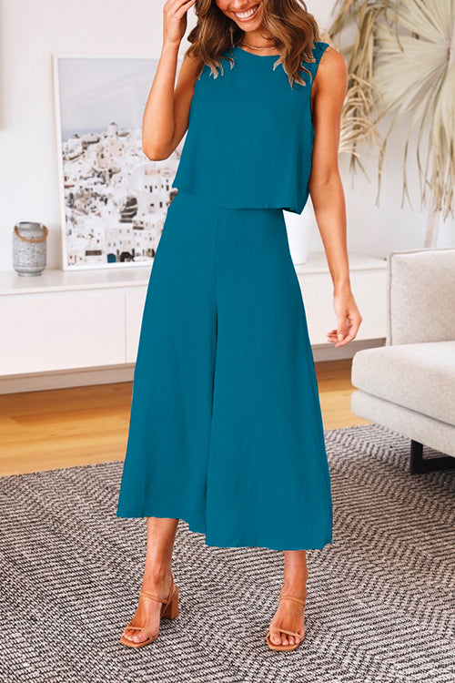 MALAGA – Crewneck Tank Set – 7340