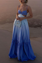 SANTORINI – Backless Maxi Dress – 3670