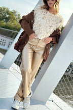 PRAGUE – Faux Leather Pants – 5368