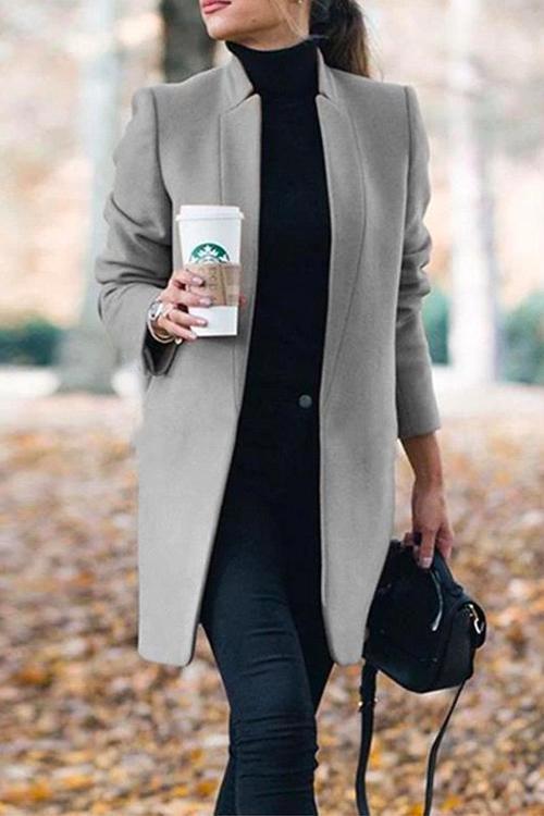 EDINBURGH – Stand Collar Coat – 4032