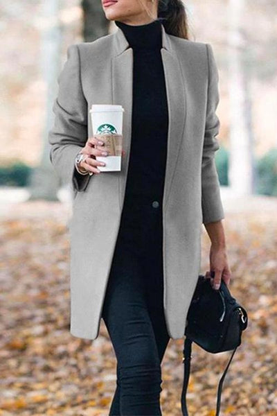 EDINBURGH – Stand Collar Coat – 4032