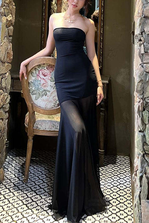 MADRID – Strapless Bodycon Maxi – 6755